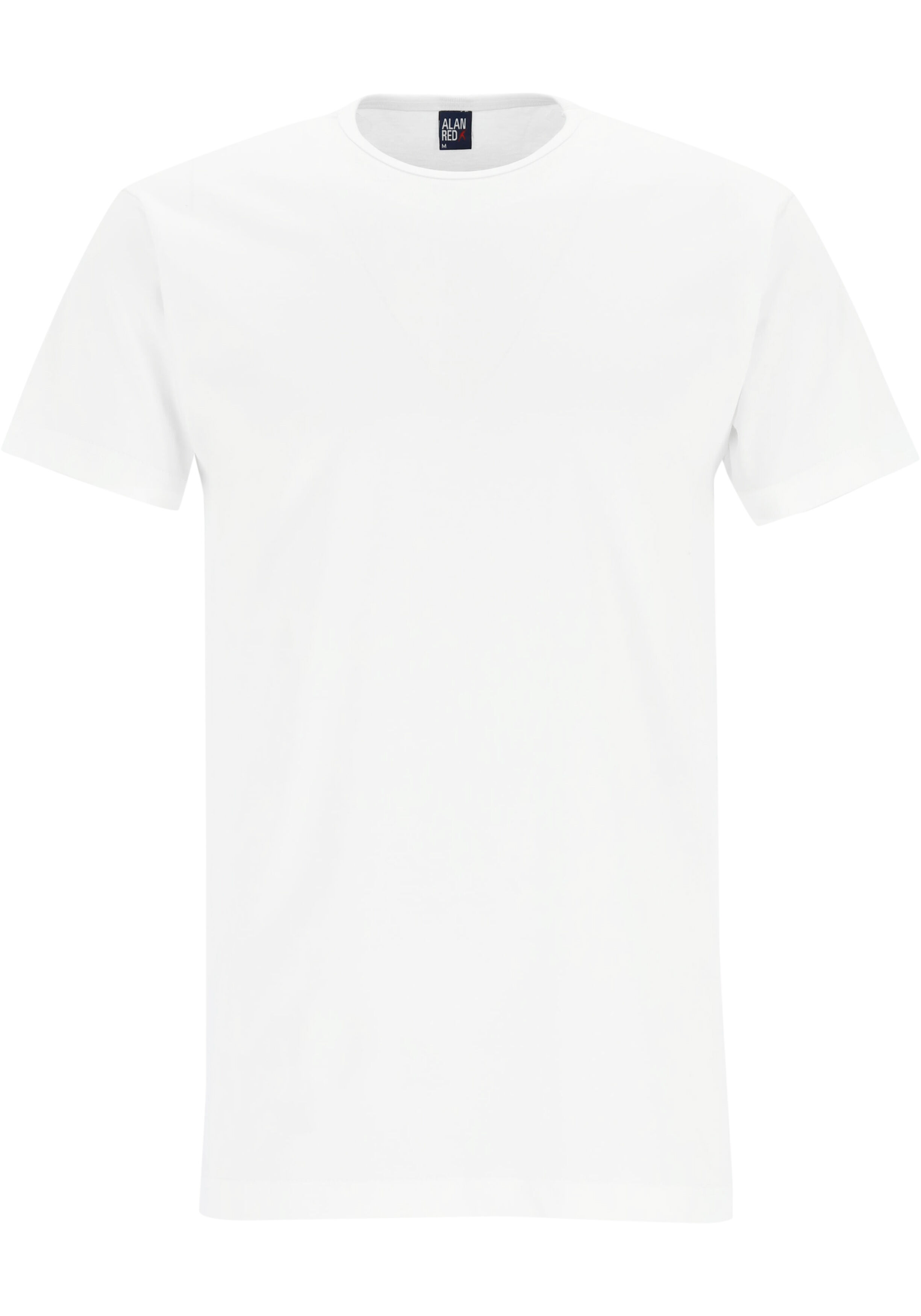 ALAN RED T-shirts Derby (2-pack), O-hals, wit en grijs melange